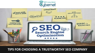 Tips for Choosing a Trustworthy SEO Company