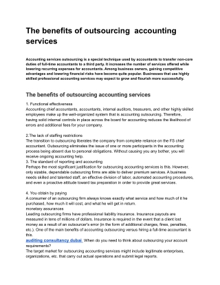 best auditing consultancy dubai