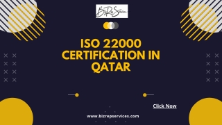 ISO 22000 Certification in Qatar