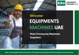 Meat Processing Machines Suppliers