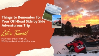 Side by Side Adventure Tours | Grand Adventure
