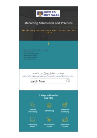 Market Automation Best Practices