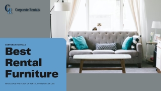 Get the Best Rental Furniture in USA