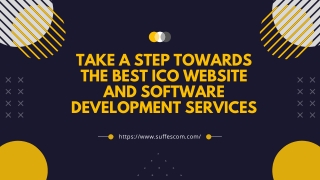 Take A Step Towards The Best ICO Website And Software Development Services