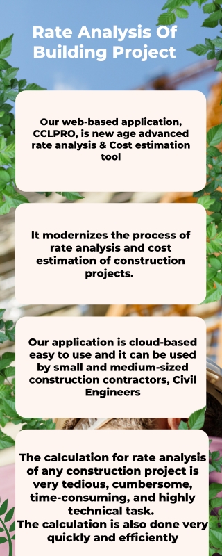 Rate Analysis Of Building Project - Info