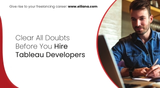Clear all doubts before you hire Tableau developers