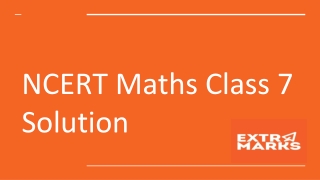 NCERT Maths Class 7