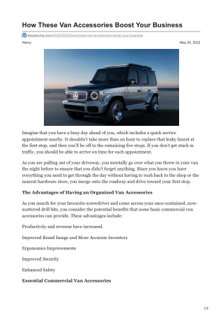 deeptechy.com-How These Van Accessories Boost Your Business