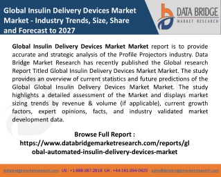 Global Insulin Delivery Device