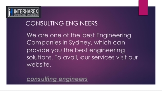 Consulting engineers  Interharex