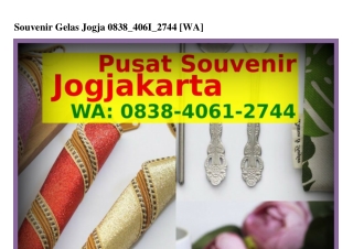 Souvenir Gelas Jogja O838·ᏎOϬI·ᒿᜪᏎᏎ[WA]