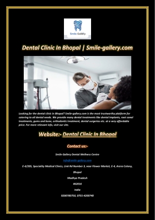 Dental Clinic In Bhopal Smile-gallery