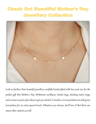 Check Out Beautiful Mother's Day Jewellery Collection