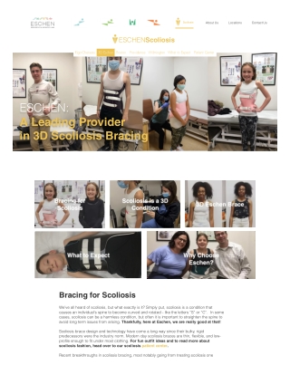 3D Eschen Scoliosis Brace | Eschen P&O Labs