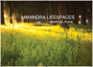 Mahindra Lifesopaces New Launch In Kharadai Pune E Brochure