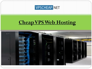 Cheap VPS Web Hosting