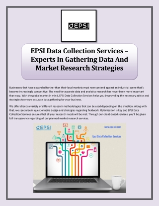 Experts In Gathering Data And Market Research Strategies