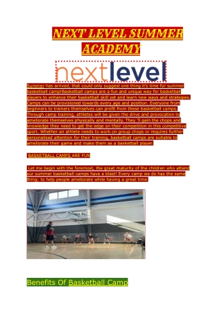 Basketball Camp In Ct (1)