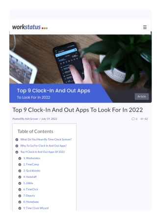 Top 9 Clock-In And Out Apps To Look For In 2022