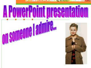 A PowerPoint presentation
