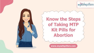 Know the Steps of Taking MTP Kit Pills for Abortion