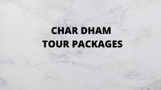 Char Dham Packages at Great Deals