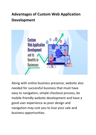Matrix Tech Solutions | Advantages of Custom Web Application Development