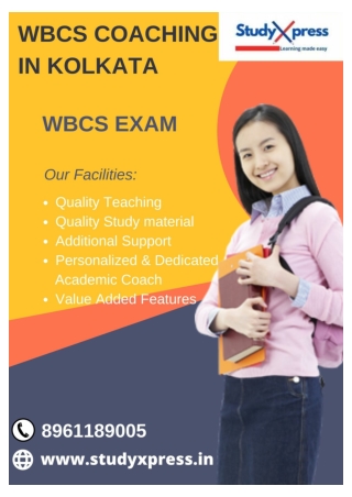 WBCS classes in Kolkata Study Express