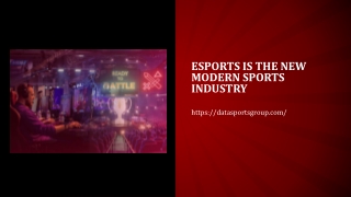 eSports is the new Modern Sports Industry