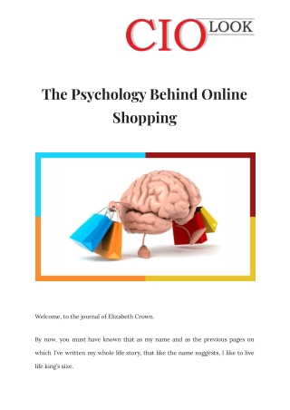 The Psychology Behind Online Shopping | CIOLOOK