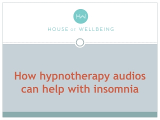 How hypnotherapy audios can help with insomnia