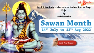 Sawan Month this year is from 14th of July 2022 to 12th August 2022