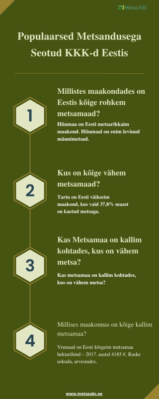 VIISID KASVATADA METSA, MIS JÄÄB PÕLVKONNAID