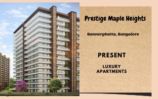 Prestige Maple Heights Bannerghatta Bangalore - Pdf Broacher