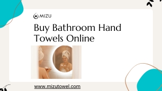 Buy Bathroom Hand Towels Online