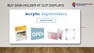 Buy Sign Holder At CCP Displays