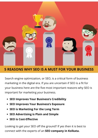 5 REASONS WHY SEO IS A MUST FOR YOUR BUSINESS