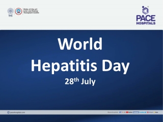 World Hepatitis Day - 28th July