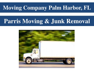 Moving Company Palm Harbor, FL