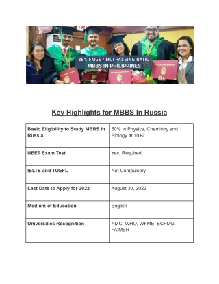 _Study MBBS In Russia