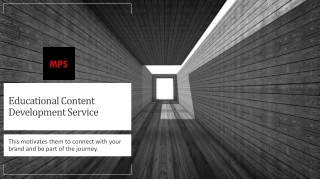 Educational Content Development Service