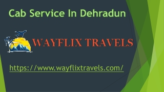 Cab Service In Dehradun