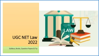 UGC NET Law Syllabus 2022 - Books, Eligibility, Question Papers & Tip