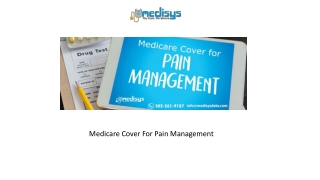 Medicare Cover For Pain Management