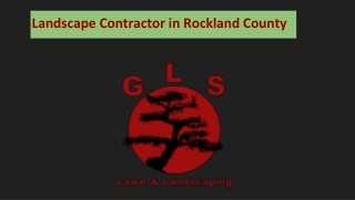 Landscape Contractor in Rockland County