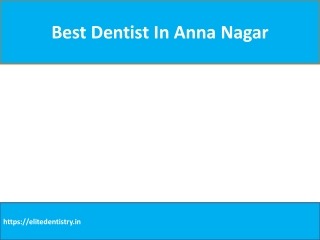 Best Dental Clinic In Anna Nagar