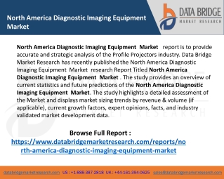 North America Diagnostic Imaging Equipment  Market Trends