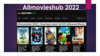 Allmovieshub 2022