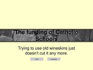 The funding of Catholic Schools