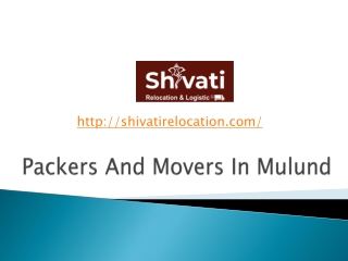 Packers And Movers In Mulund